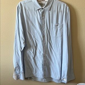 Ted Baker London Light Blue Casual Button-Down Shirt